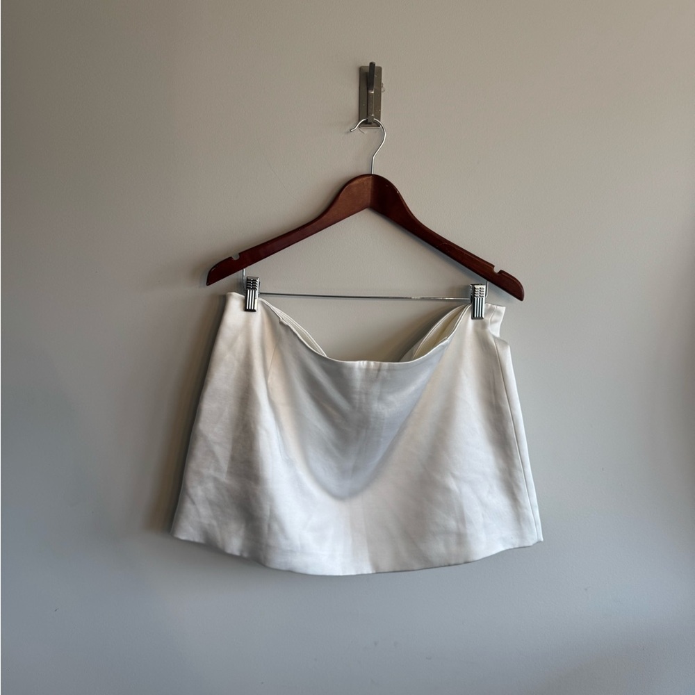 Zara Elegant White Skirt - Picture 5 of 5